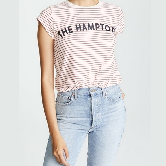 Joie The Hamptons Striped Dillon C Graphic Tee - Picture 2 of 9